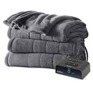 Sunbeam Microplush Heated Blanket with ComfortTech Controller black friday